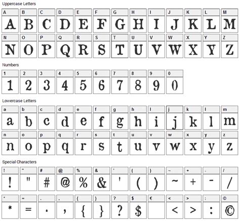 Old Newspaper Types Font Download - Fonts4Free