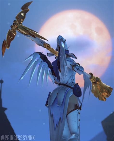 Mercy Overwatch, Overwatch 2, Ingame, Cyberpunk Art, Mage, Statue Of ...