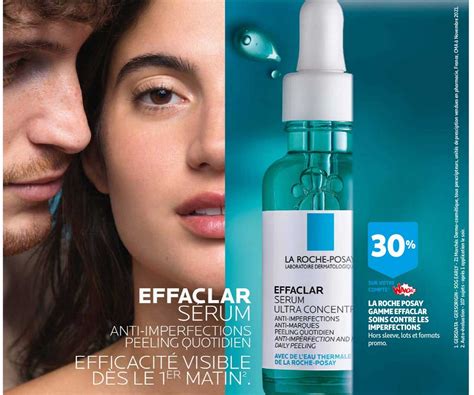 Promo La Roche Posay Gamme Effaclar Soins Contre Les Imperfections chez Auchan - iCatalogue.fr