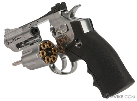 ASG Dan Wesson CO2 Powered 4.5mm Airgun Revolver (Color: Silver / 2.5" Snub Nose / Pellet Gun ...