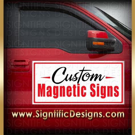 Magnetic Truck Door Signs - Etsy