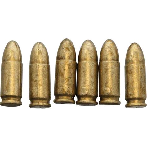 Replica 9mm Bullets - Package of 6