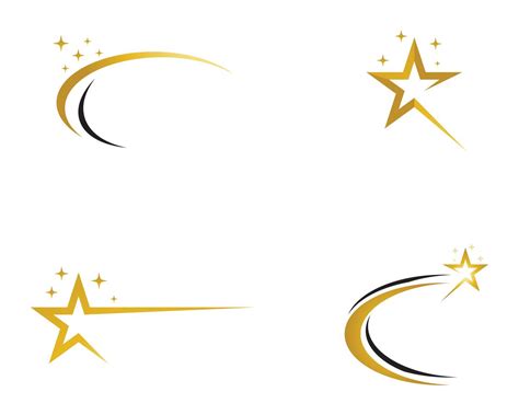 Star logo vector and template icon 585534 Vector Art at Vecteezy