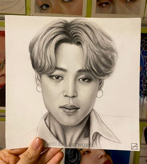 ArtStation Park Ji-Min/Jimin/BTS Pencil Drawing | lupon.gov.ph