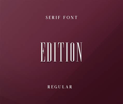 Edition Font - Graphic Guru