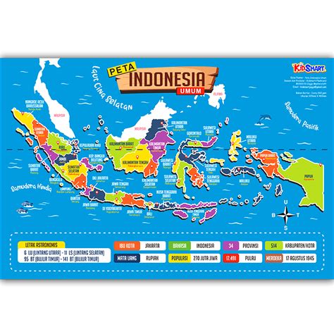 Poster Peta Indonesia | Lazada Indonesia