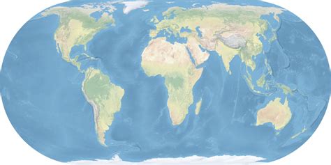 Topographic World Map Printable - Printable Maps