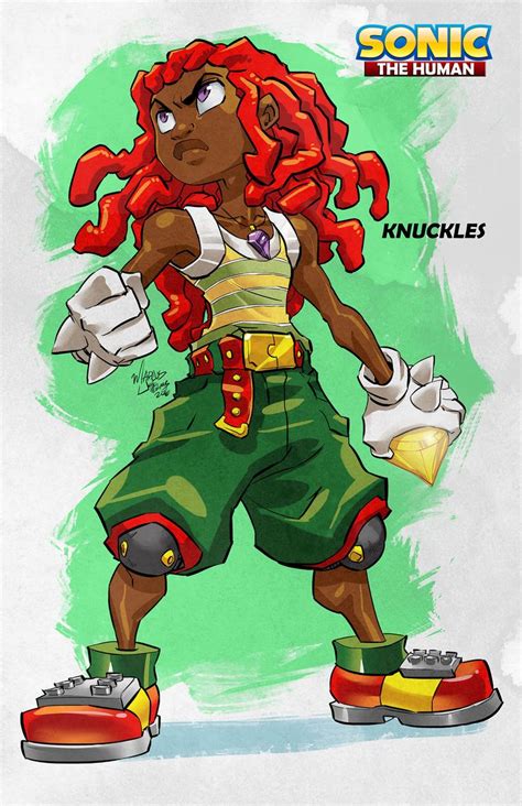 Knuckles the Human from my concept "Sonic the Human". Ever vigilant to ...