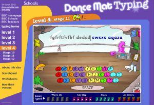 Free Typing Tutorial For Kids - Online Touch Typing Lessons Dance Mat