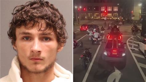 Cody Heron arrested: Motorcyclist facing charges after attack on car with kids inside near ...