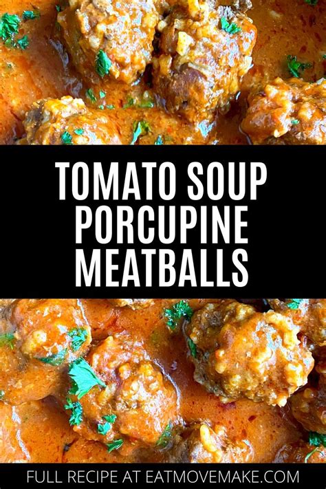 Tomato Soup Porcupine Meatballs in 2024 | Meatball recipes easy, Beef casserole recipes, Instant ...