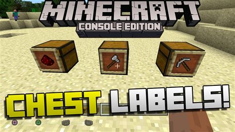 Minecraft Xbox & Playstation: Unique Way to Label Chests! | How to ...