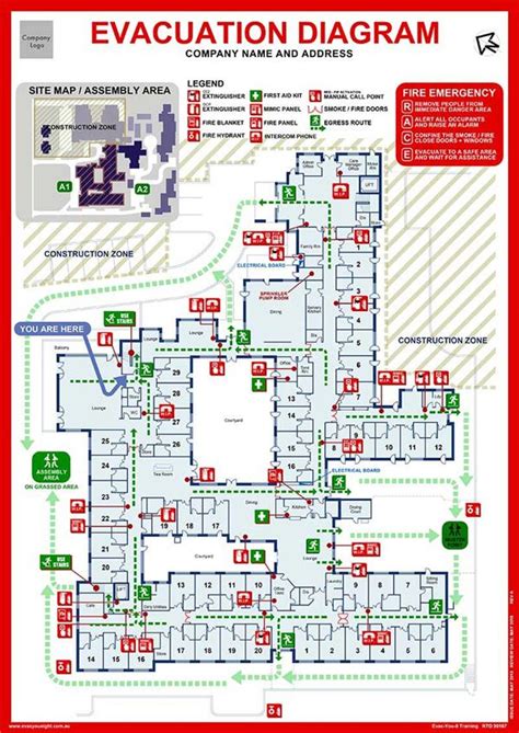 Fire Evacuation Diagram