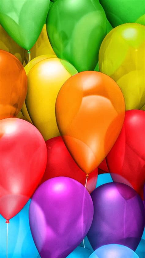 Balloons HD iPhone wallpaper 🎈🎈 | Balloons, Rainbow colors, World of color