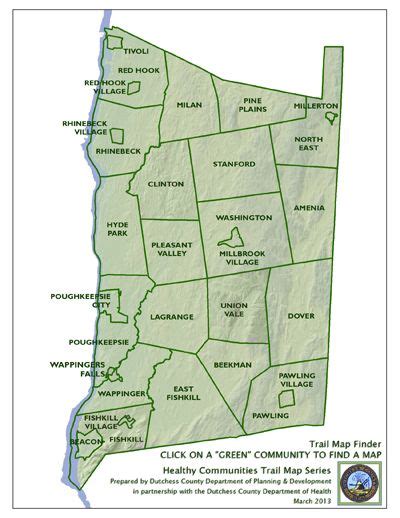 Parks:Healthy Communities Trail Map Series:Trails in Dutchess County ...