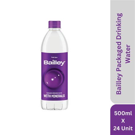 Bailley Water - 500ml (Pack Of 24) at Rs 206.00 | Bailley Mineral Water | ID: 2853065939712