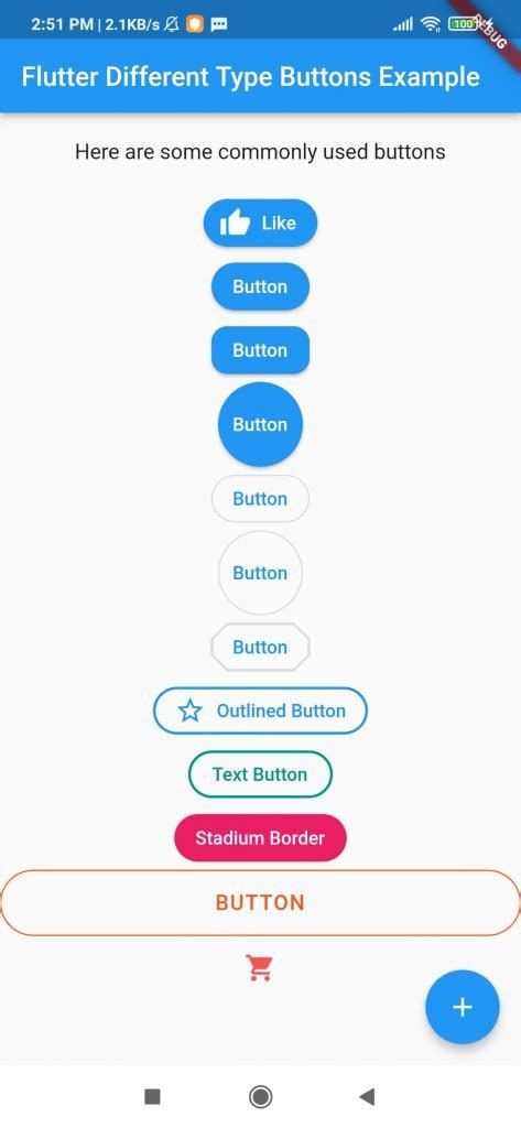 Button In Flutter