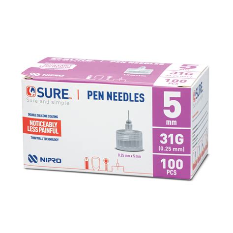 4SURE pen needles 31G | Diabetes UK Shop