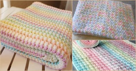 Delicate-Colored Baby Blanket Free Patterns Your Crochet