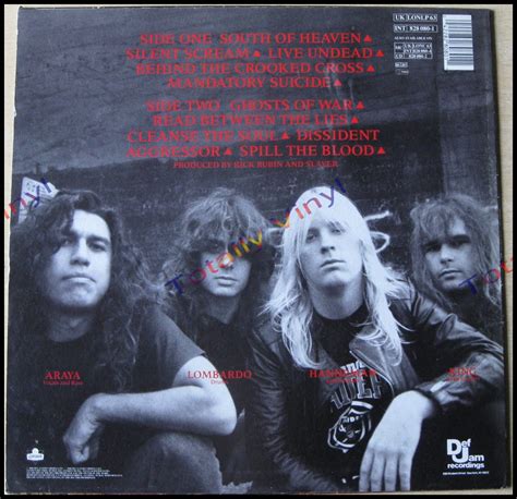 Totally Vinyl Records || Slayer - South of heaven LP