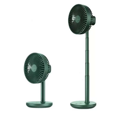 Jisulife FA13P Oscillating Extendable Cordless Rechargeable Desk Fan ...