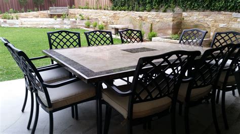 Stone Patio Table - Photos