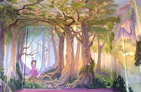 Alyssa Morgan murals... completely amazing forest fairy tale mural ...