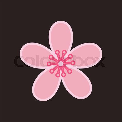 cherry blossom logo vector | Stock vector | Colourbox