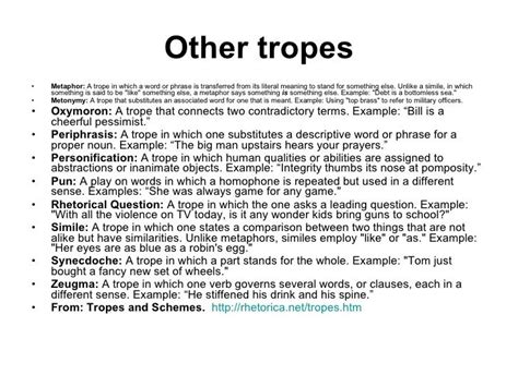 trope definition - | New words, Words, Definitions