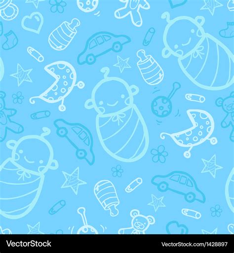 Baby On Light Blue Background Word Template Light Blue Background | My ...