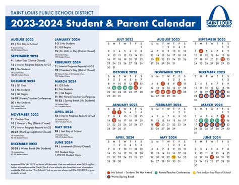 Saint Louis Public Schools Calendar 2024 (Missouri)