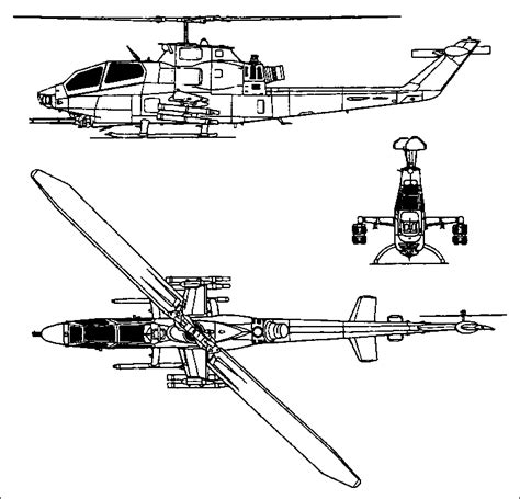 Bell AH-1 Cobra / Model 209 / Huey Cobra helicopter