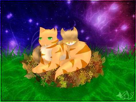 Firestar and Spottedleaf- Into the Stars by Rainstarlightsky on DeviantArt