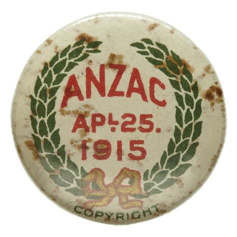 Badge - Anzac Day, 25 Apr 1915