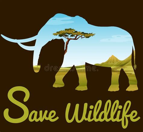 Poster On Save Wildlife