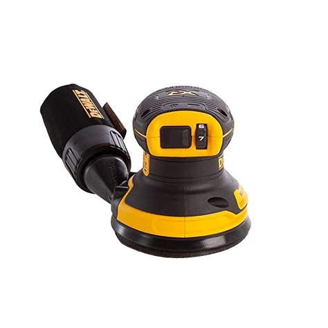 DeWALT DCW210P2-GB Cordless 18V XR Brushless Random Orbit Sander 125mm With 2 x 5Ah Batts ...