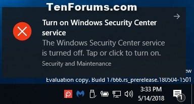 Enable or Disable Windows Security in Windows 10 | Tutorials