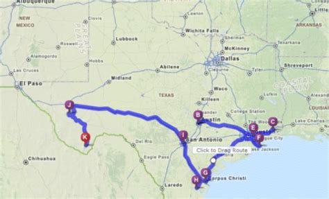 Texas Tourist Attractions Map