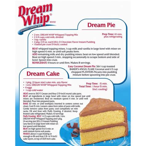 Dream Whip Whipped Topping Mix, 2 ct Packets - Walmart.com | Dream whip ...