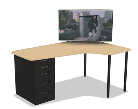 I really want a corner desk and love the Bekant table top but don't like the leg system. Has ...