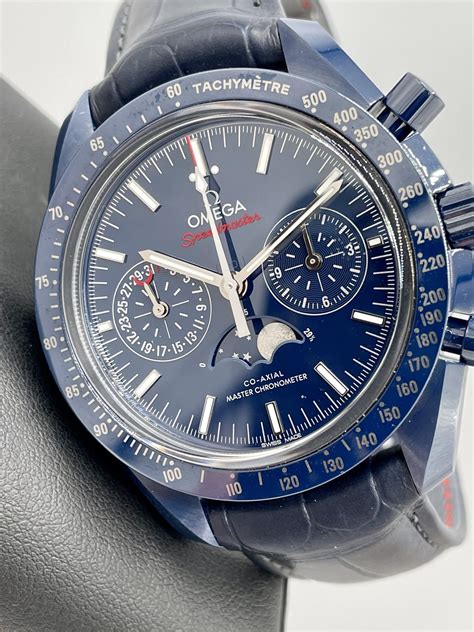 Omega Speedmaster Blue Side Of The Moon Co-Axial Master Chronometer Moonphase - The Sutor House