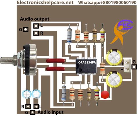 Stereo preamplifier circuit diagram - Electronics Help Care