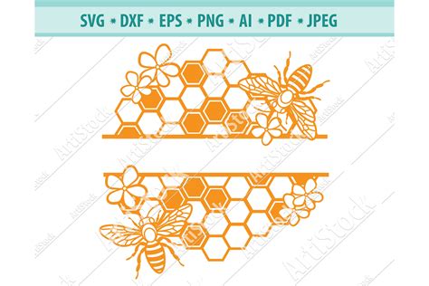 Bee SVG, Queen Bee Svg, Bee logo, Honeycomb Png, Dxf, Eps (541917 ...