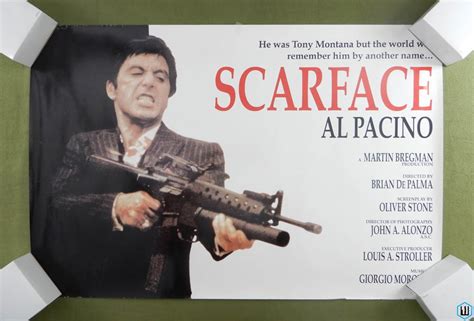 SCARFACE POSTER (Al Pacino as Tony Montana - Say Hello to my Little Friend!)