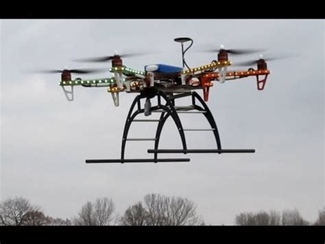 Hexacopter DJI F550 in the strong wind by GoPro - YouTube