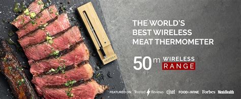 MEATER Plus | 50m Long Range Smart Wireless Meat Thermometer for The Oven Grill Kitchen BBQ ...