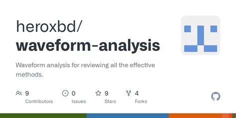 GitHub - heroxbd/waveform-analysis: Waveform analysis for reviewing all the effective methods.