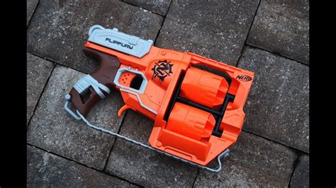 [REVIEW] Nerf Zombie Strike Flipfury Unboxing, Review, & Firing Test - YouTube