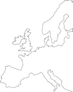 10 Europe Outline White Png Europe Map Europe 1914 Ma - vrogue.co