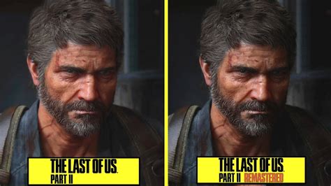 The Last of Us Part II Remastered vs Original PS5 Early Graphics Comparison - YouTube